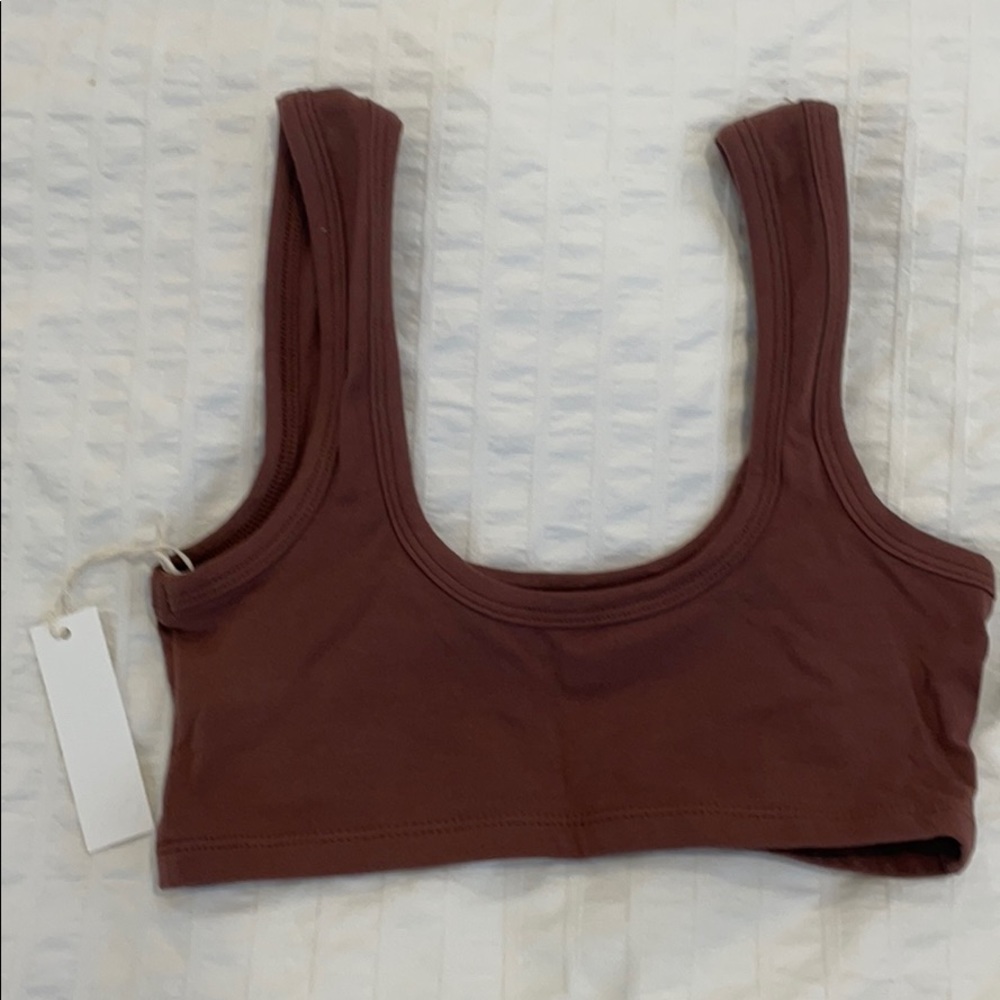 ARQ wide strap bra in Spice